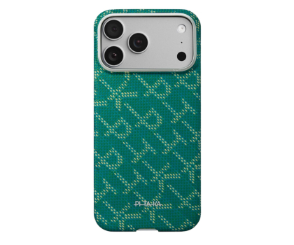 Etui do telefonów PITAKA Ultra-Slim Case Monogram-Gold/Green iPhone 17 Pro